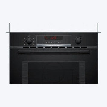 Bosch Series 4 Built-in microwave oven with hot air - Black | CMA583MB0B
