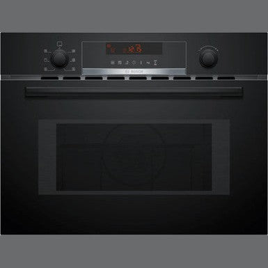Bosch Series 4 Built-in microwave oven with hot air - Black | CMA583MB0B