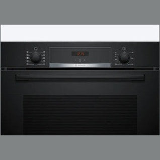 Bosch Series 4 Built-in oven with added steam function - Black | HQA534BB3B