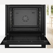 Bosch Series 4 Built-in oven with added steam function - Black | HQA534BB3B