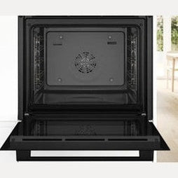 Bosch Series 4 Built-in oven with added steam function - Black | HQA534BB3B