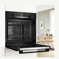 Bosch Series 4 Built-in oven with added steam function - Black | HQA574BB3B