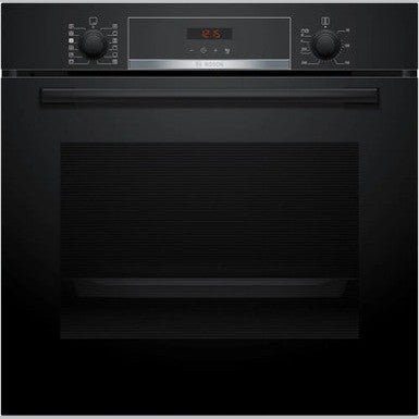 Bosch Series 4 Built-in oven with added steam function - Black | HQA574BB3B