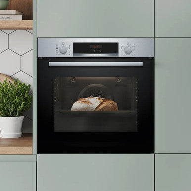 Bosch Series 4 Built-in oven with added steam function - Stainless Steel | HQA574BS3B