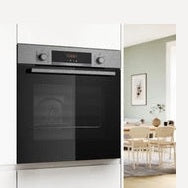 Bosch Series 4 Built-in oven with added steam function - Stainless Steel | HQA574BS3B