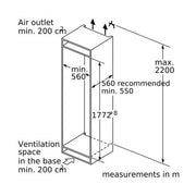 Bosch Series 4 Built-in upright freezer | GIN81VEE0G