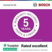 Bosch Series 4 Free Standing Dishwasher 60cm - Brushed Steel | SMS4EMI06G