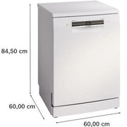 Bosch Series 4 Free Standing Dishwasher 60cm - White | SMS4EMW06G