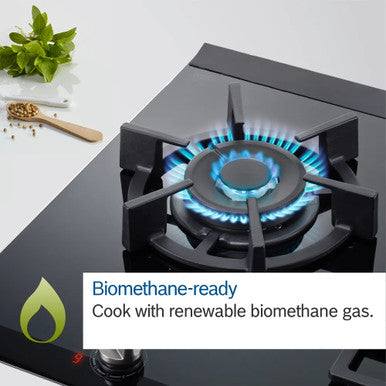 Bosch Series 4 Gas Hob 60cm Tempered glass - Black | PNP6B6B90