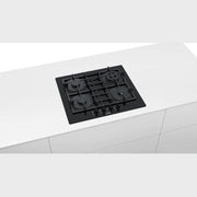 Bosch Series 4 Gas Hob 60cm Tempered glass - Black | PNP6B6B90