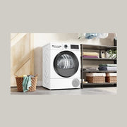Bosch Series 6 Heat pump tumble dryer 9 kg - White | WQG24500GB
