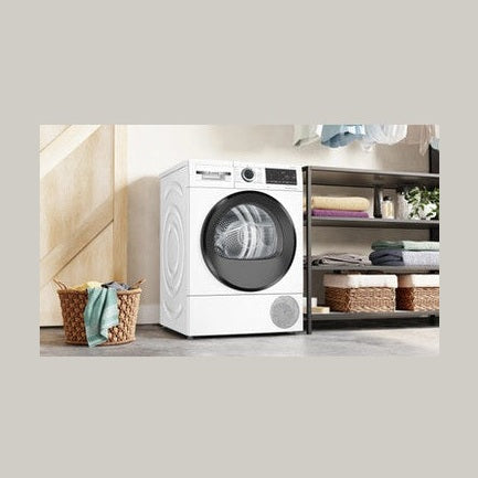 Bosch Series 6 Heat pump tumble dryer 9 kg - White | WQG24500GB