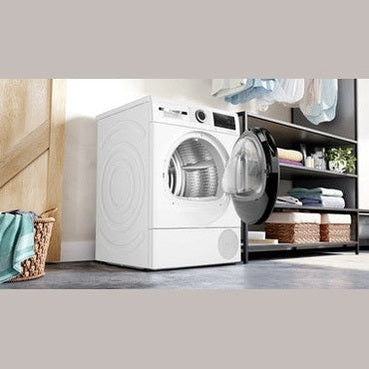 Bosch Series 6 Heat pump tumble dryer 9 kg - White | WQG24500GB