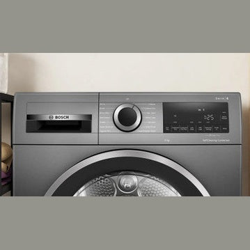 Bosch Series 6 Heat Pump Tumble Dryer 9kg - Graphite Grey | WQG245R9GB