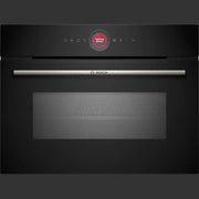 Bosch Series 8 Built-in compact oven with microwave function - Black | CMG7241B1B