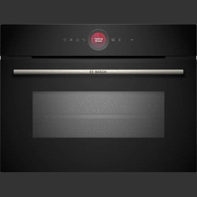 Bosch Series 8 Built-in compact oven with microwave function - Black | CMG7241B1B