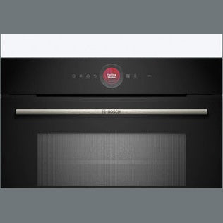 Bosch Series 8 Built-in compact oven with microwave function - Black | CMG7241B1B