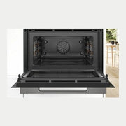 Bosch Series 8 Built-in compact oven with microwave function - Black | CMG7241B1B