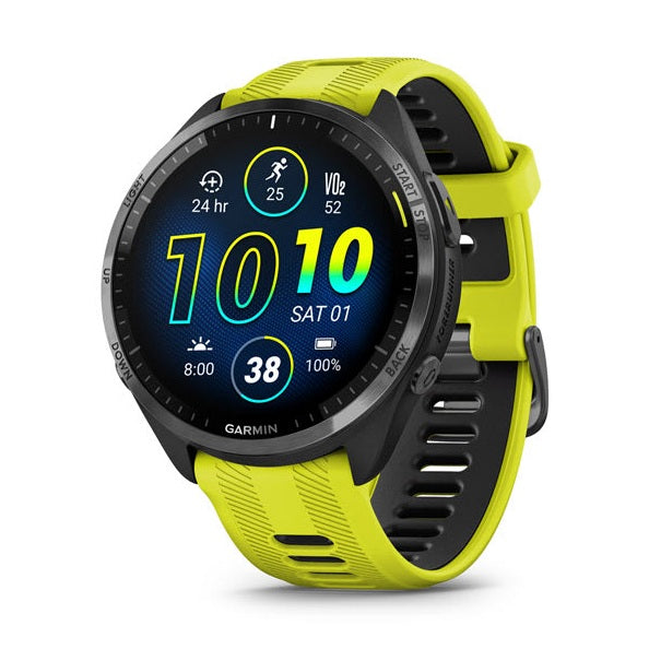 Garmin Forerunner 965 GPS Triathlon Smartwatch - Amp Yellow / Black
