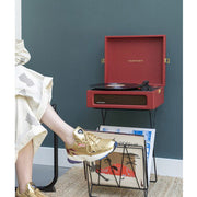 Crosley CR8017B-BUR Voyager 2-Way Bluetooth Record Player - Burgundy