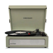 Crosley CR8017B-SA4 Voyager Portable Turntable with Bluetooth Receiver and Built-in Speakers - Sage