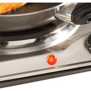 Daewoo SDA1732 Double Stainless Steel Hot Plate