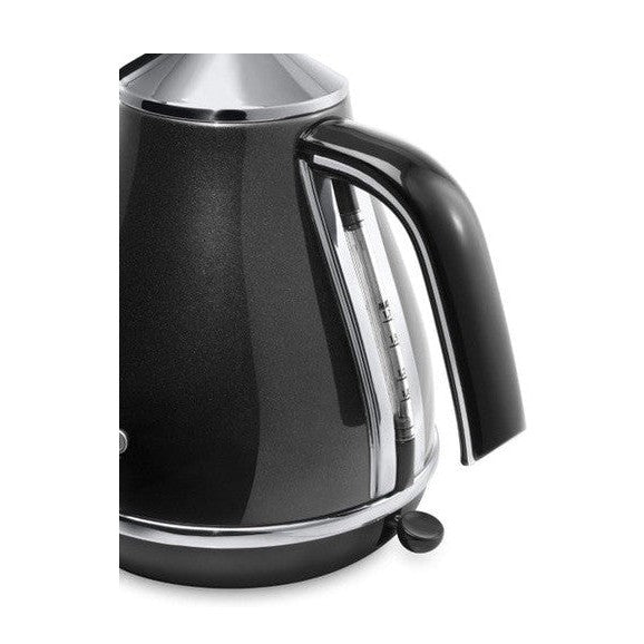 DeLonghi 1.7L Icona Micalite Kettle -Black | KBOM3001.BK