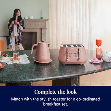 DeLonghi Eclettica 1.7L Kettle - Pink | KBY3001.PK