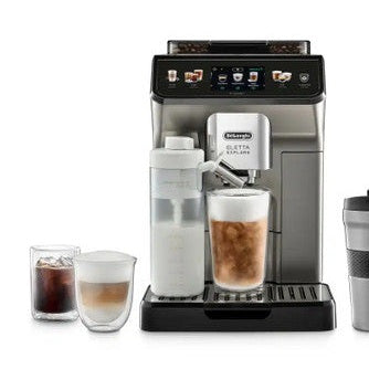 DeLonghi Eletta Explore Bean to Cup coffee machine with Cold Brew Technology | ECAM450.86.T