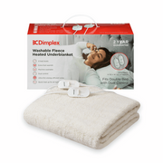 Dimplex Double Washable Fleece Heated Underblanket w/ Dual Control | DFB2003
