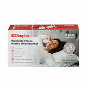 Dimplex King Washable Fleece Heated Underblanket w/ Dual Control | DFB2004