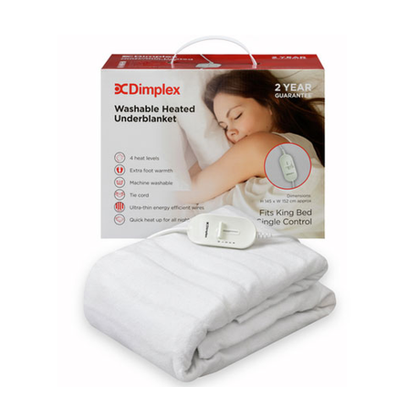 Dimplex King Washable Heated Underblanket | DUB1003