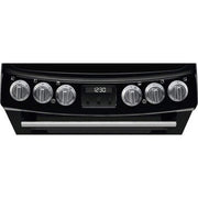 Electrolux 55cm Electric Freestanding Double Cooker with Ceramic Hob - Stainless Steel | LKR555100X