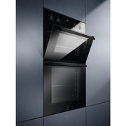 Electrolux Built-in Electric Double Multifunction Oven - Black | EDFDC46K