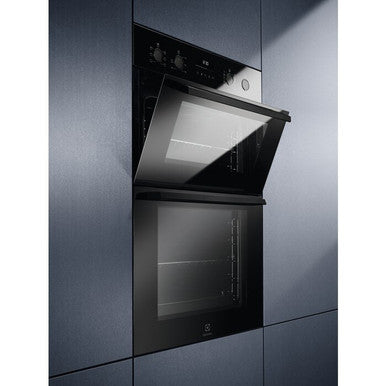 Electrolux Built-in Electric Double Multifunction Oven - Black | EDFDC46K