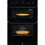 Electrolux Built-in Electric Double Multifunction Oven - Black | EDFDC46K