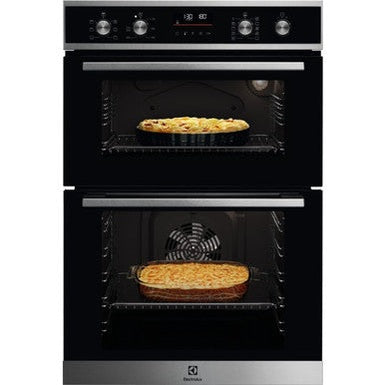 Electrolux Built-in Electric Double Multifunction Oven - Stainless Steel | EDFDC46X