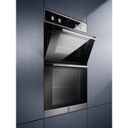 Electrolux Built-in Electric Double Multifunction Oven - Stainless Steel | EDFDC46X