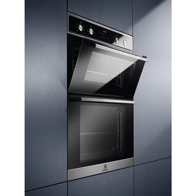 Electrolux Built-in Electric Double Multifunction Oven - Stainless Steel | EDFDC46X