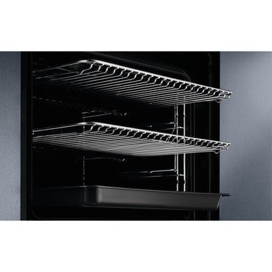 Electrolux Built-In Pyrolytic Multifunction Oven with Air Fry Function - Black | EOM6P46K