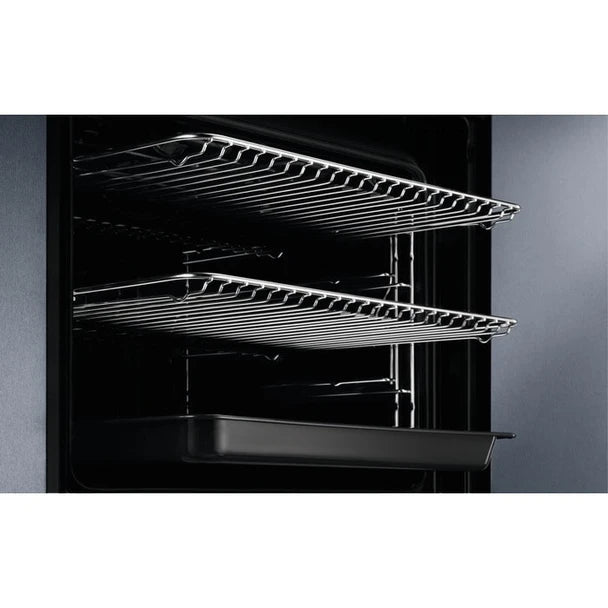 Electrolux Built-In Pyrolytic Multifunction Oven with Air Fry Function - Stainless Steel | EOM6P46X