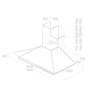 Elica 60cm Missy Chimney Hood - Stainless Steel | MISSY60