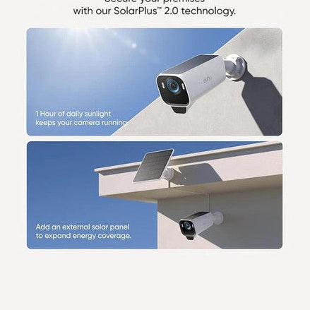 Eufy eufyCam S3 Pro Wireless Outdoor Camera 2-Cam Kit | T88923W1