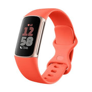 Fitbit Charge 6 Coral Band / Champagne Gold Aluminium Case | 79-GA05184-GB