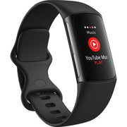 Fitbit Charge 6 Obsidian Band / Black Aluminum Case | 79-GA05183-GB