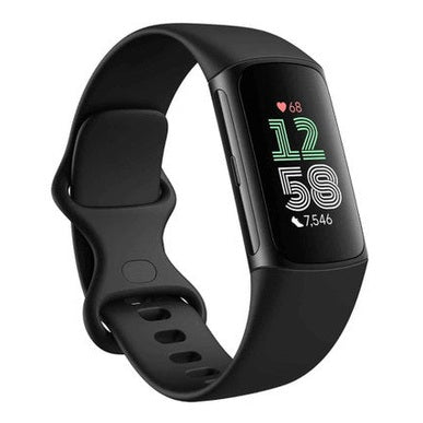 Fitbit Charge 6 Obsidian Band / Black Aluminum Case | 79-GA05183-GB