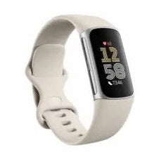 Fitbit Charge 6 Porcelain Band / Silver Aluminum Case | 79-GA05185-GB