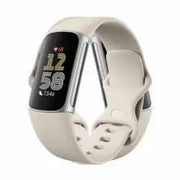 Fitbit Charge 6 Porcelain Band / Silver Aluminum Case | 79-GA05185-GB