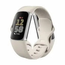 Fitbit Charge 6 Porcelain Band / Silver Aluminum Case | 79-GA05185-GB