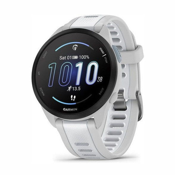 Garmin Forerunner 165 Music Smartwatch - Mist Grey & Whitestone | 010-02863-31